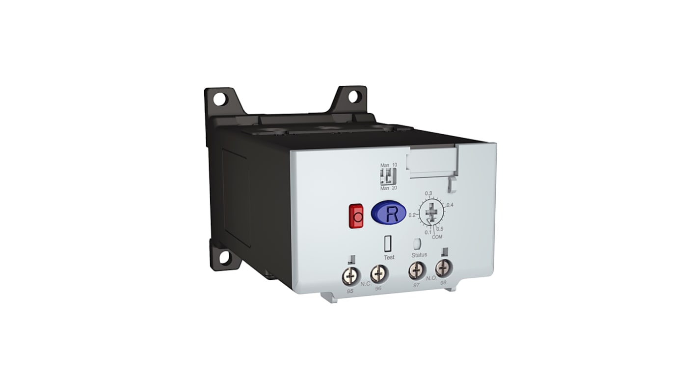 Relè di sovraccarico elettronico Rockwell Automation 193-1EEGP, 1 N/C + 1 N/A, montaggio su guida DIN, gamma corrente 20-100 A.