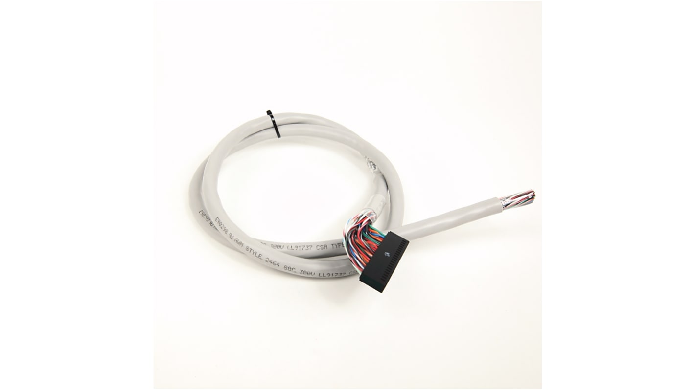 Cavo PLC Rockwell Automation 1492-CAB010P62, precablato per BOLLETTINO 1492, montaggio su guida DIN standard.