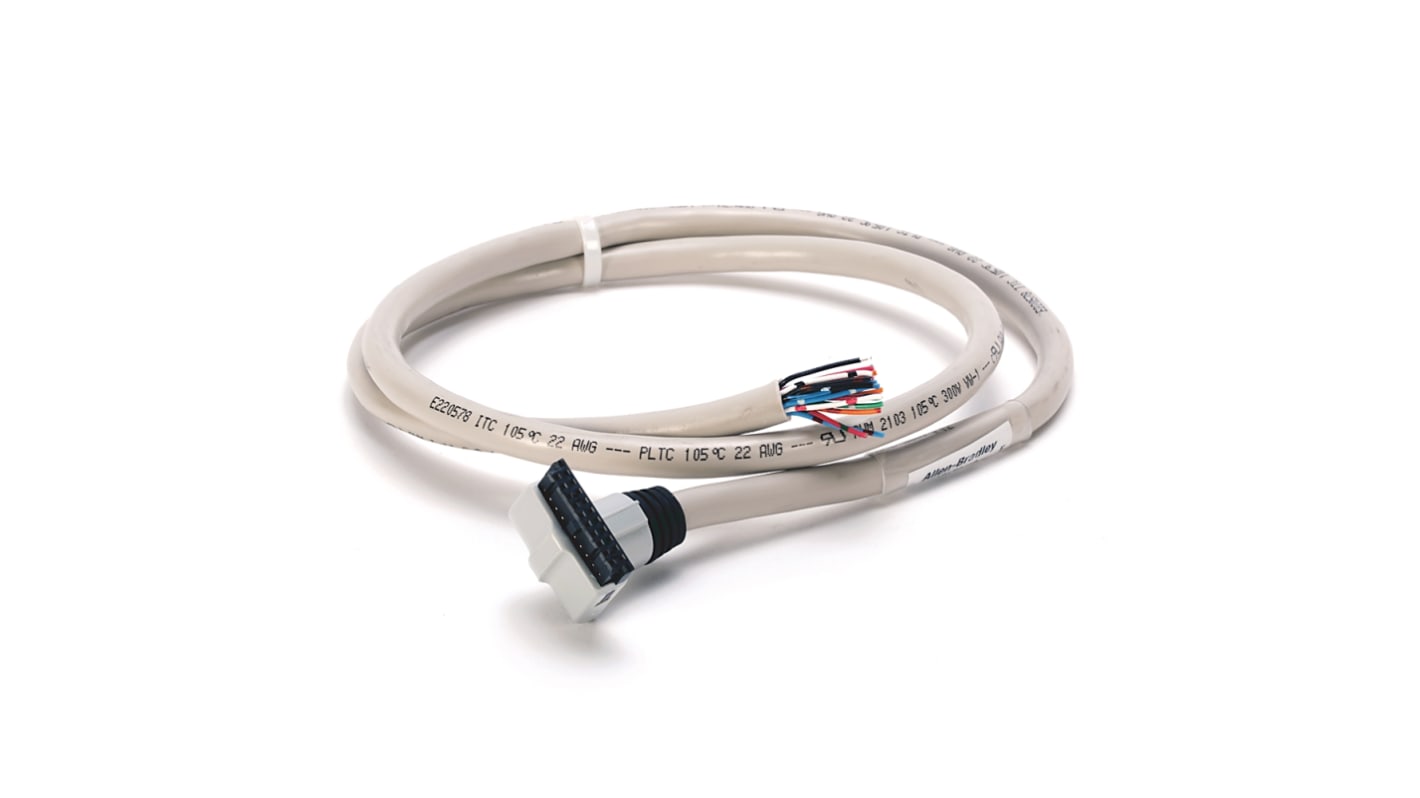 Cavo connettore Rockwell Automation 1492-CABLE010P, lunghezza 1,0 metri, compatibile con SLC 500, ControlLogix e CompactLogix.