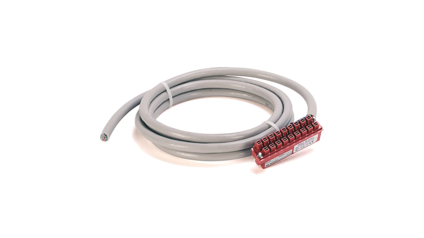 Cavo connettore Rockwell Automation 1492-CABLE025RTBO, lunghezza 2,5 metri, compatibile con SLC 500, ControlLogix e CompactLogix.