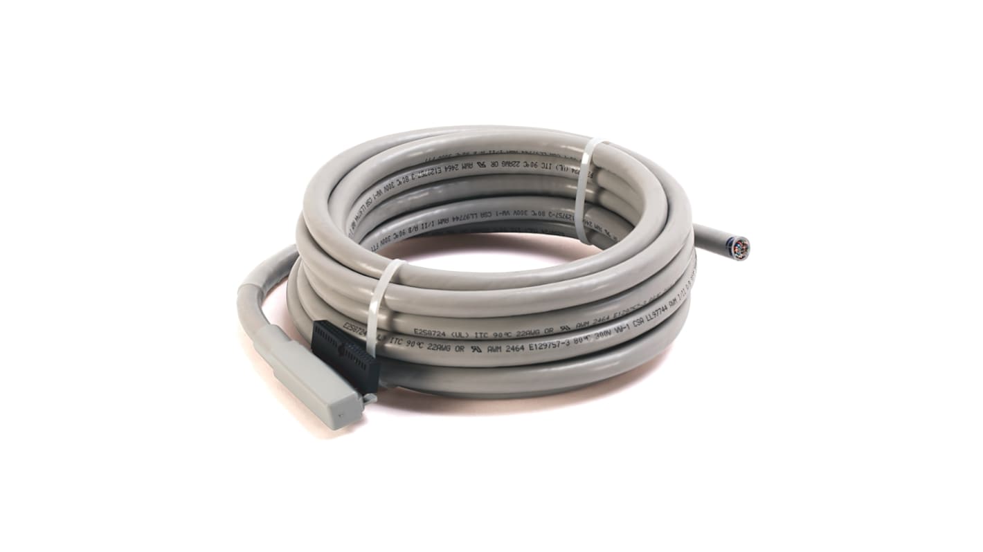 Cavo connettore Rockwell Automation 1492-CABLE050N3, lunghezza 5 metri, compatibile con SLC 500, ControlLogix e CompactLogix.