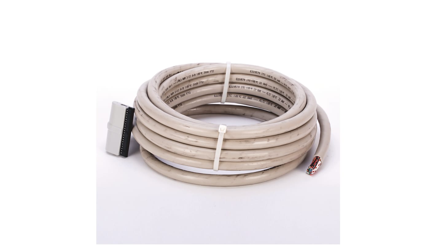 Cavo connettore Rockwell Automation 1492-CABLE050Q, lunghezza 5 metri, compatibile con SLC 500, ControlLogix e CompactLogix.