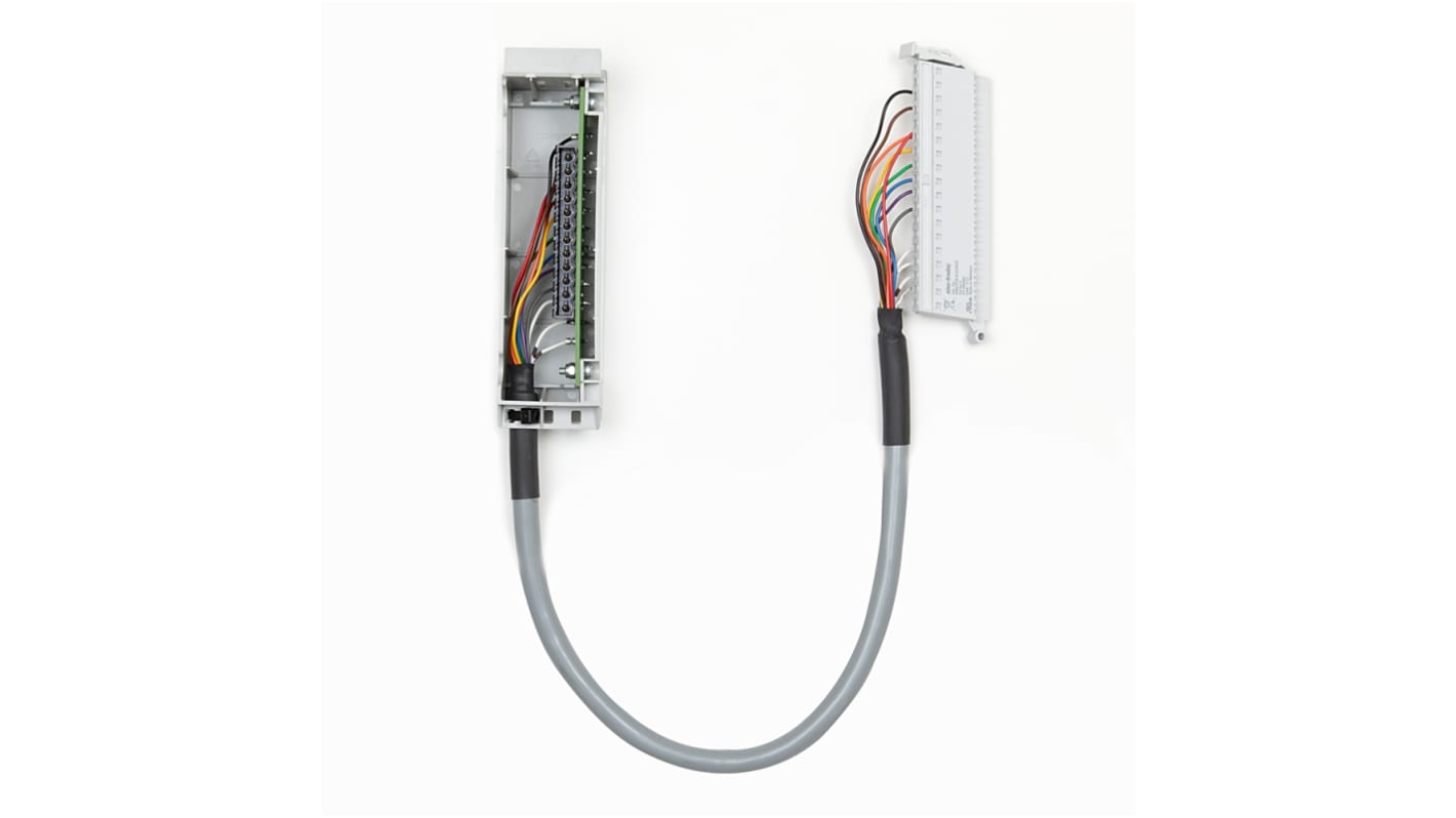 Modulo di conversione Rockwell Automation 1492-CM1746-M06, compatibile con 1746-IA16/IM16/IB16/ITB16 e 5069-IA16/IB16, lunghezza 550 mm.