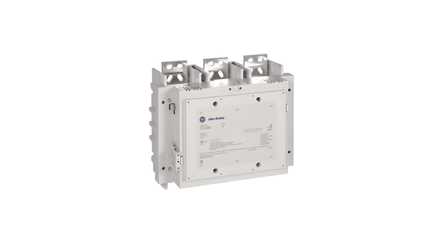 Contattore Rockwell Automation 100-E860ED11, 3 poli, 1 N/C + 1 N/A, 860 A, tensione bobina 100-250 V c.a./c.c.