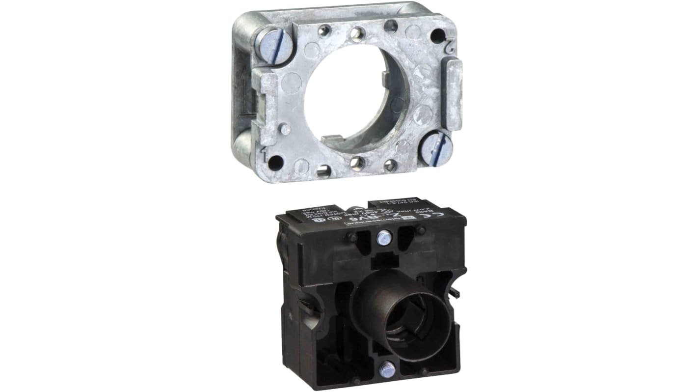 Accessorio luce Schneider Electric XACV06 per montaggio anteriore, privo di mercurio e SVHC, della serie XAC.