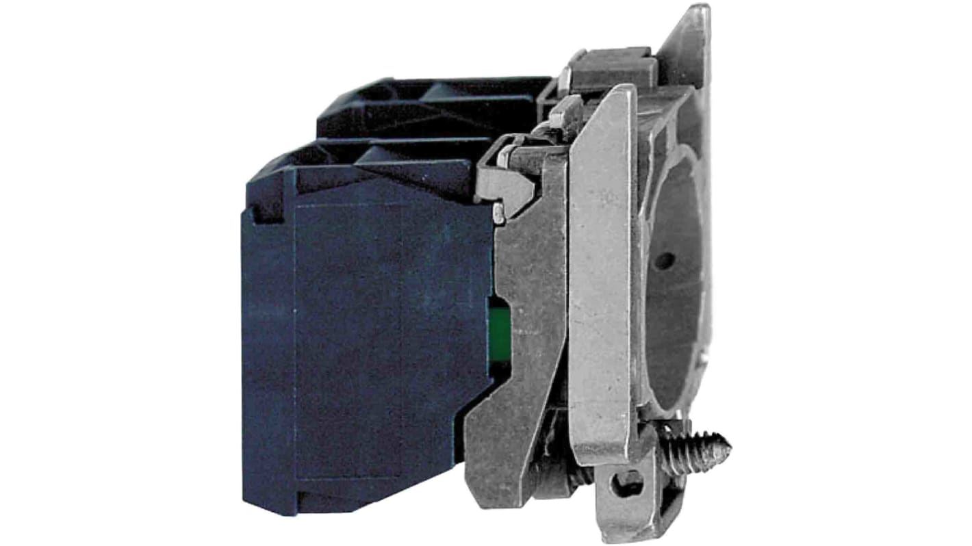 Blocco contatti Schneider Electric ZB4BZ1053, 1 NA + 1 NC, tensione 250V, montaggio a vite, privo di mercurio.