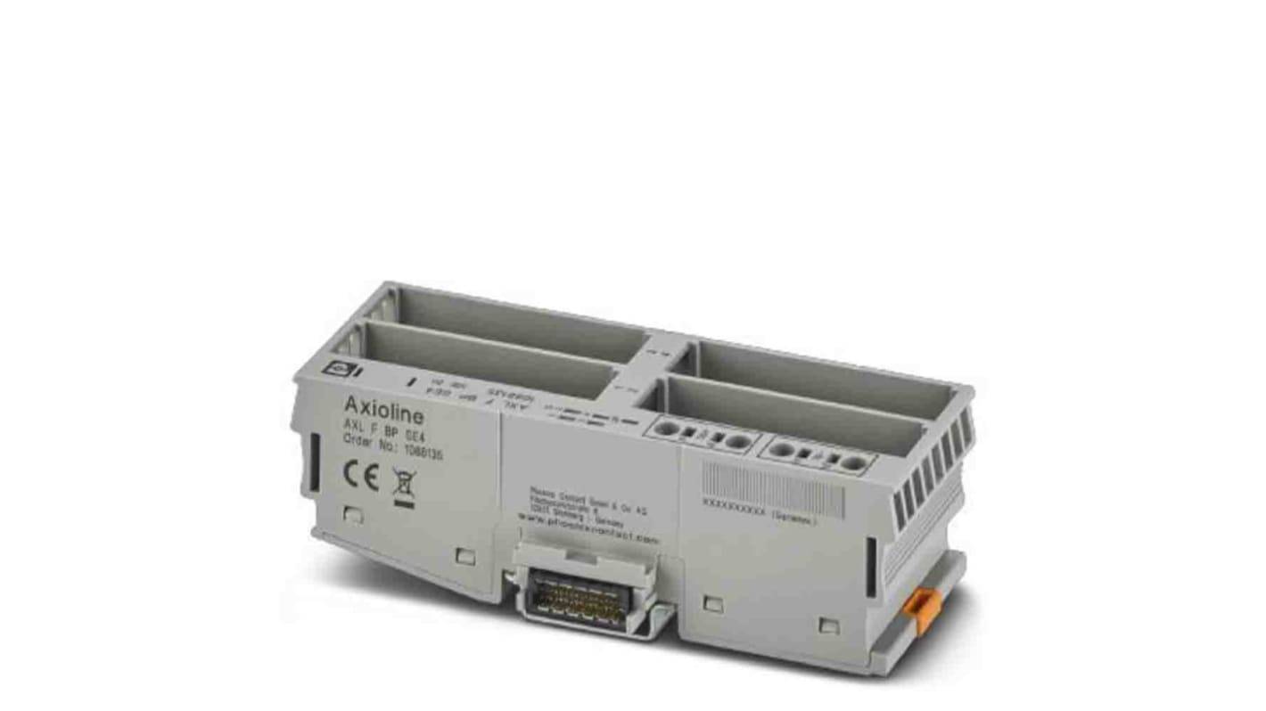 Supporto modulo Axioline F Phoenix Contact 1088135 per PLC e moduli IO. 4 slot per elementi intelligenti, grado di protezione IP20.