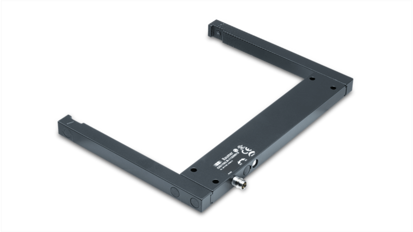 Sensore fotoelettrico a forcella Baumer OG170U.R-GW1O.7WL, rilevamento 170 mm, IP67, montaggio a vite, temperatura -25 a 60 °C.