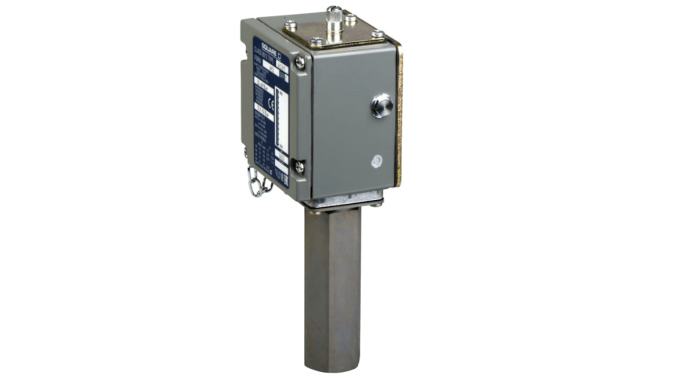 Pressostato Telemecanique Sensors ACW7M129012, misura fino a 69 bar, uscita 1 C/O, grado di protezione IP65.