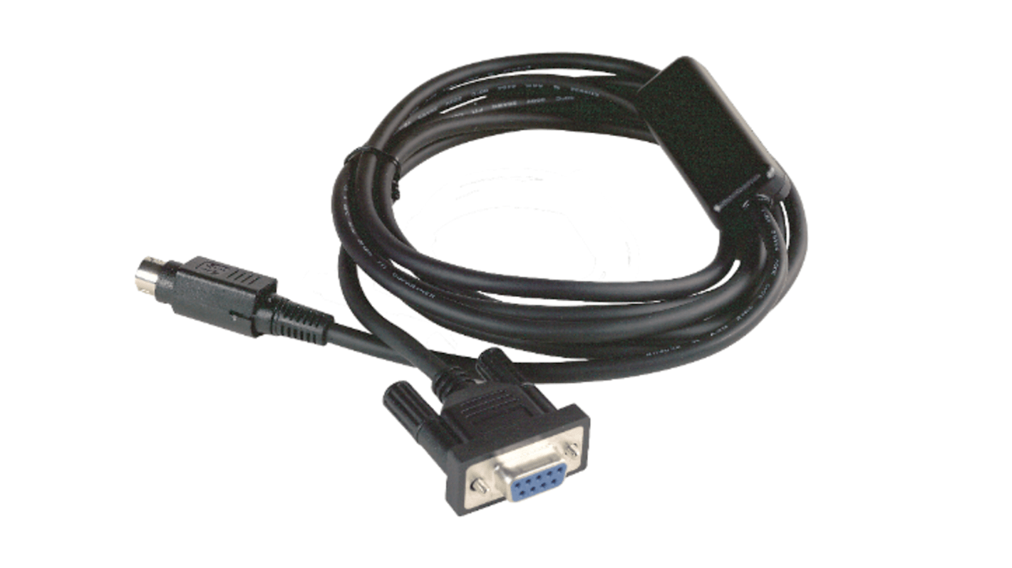 Cavo Schneider Electric XBTZG9775 per HMI Harmony GTO, lunghezza 5 m, connettori mini DIN e SUB-D 9, privo di mercurio.