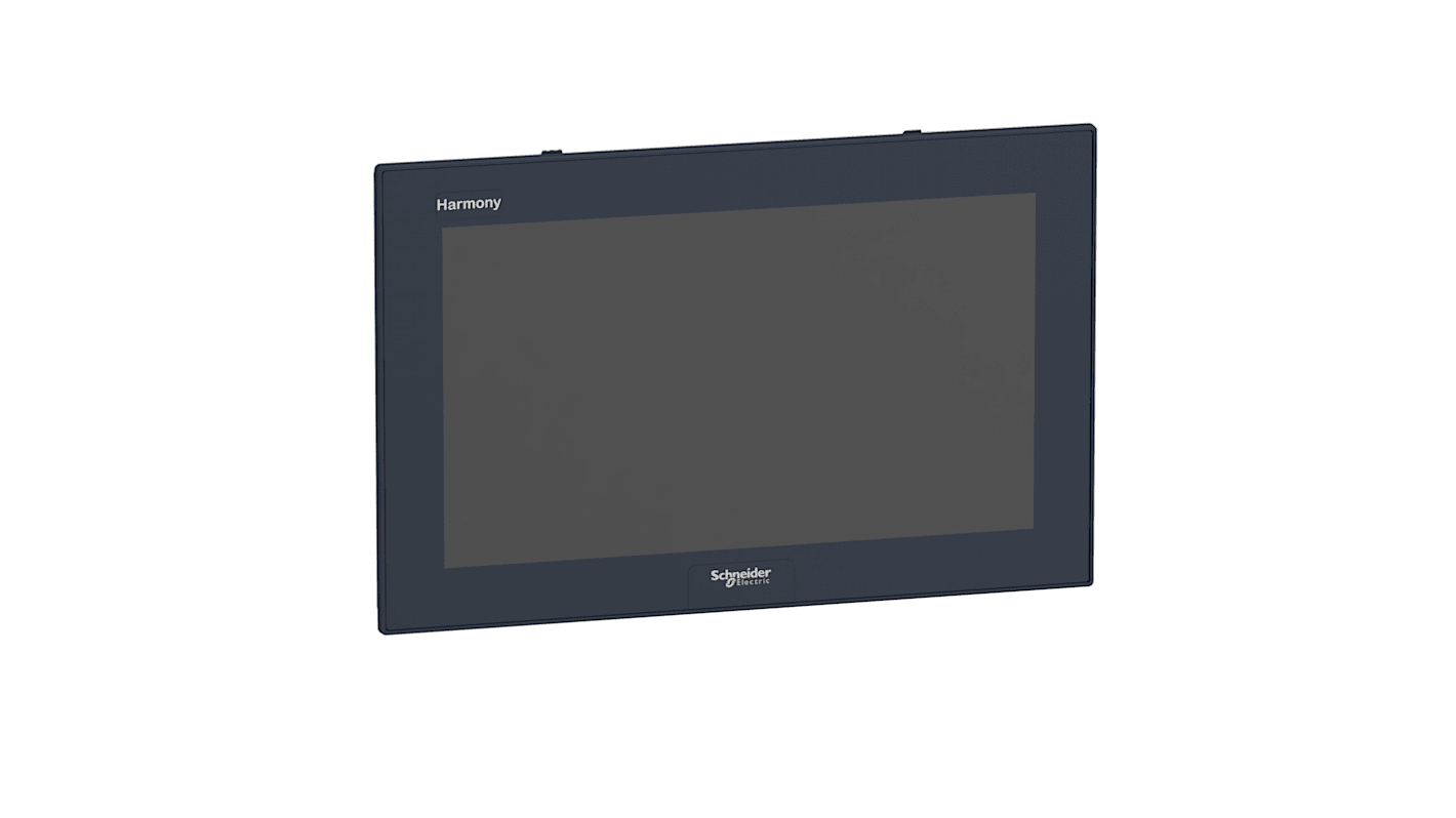 Schneider Electric HMIPSOC752D1W01, display HMI touch screen 15,6", multi-touch, progettato per ambienti fino a 55°C.