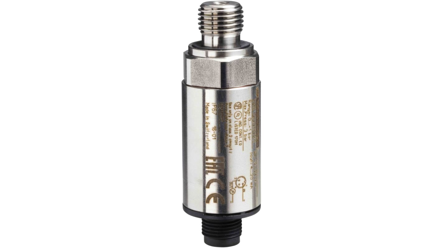 Sensore di pressione relativa Telemecanique Sensors XMLG250D71, max 250bar, uscita 0-10V, collegamento M12, alimentazione 24V c.c.
