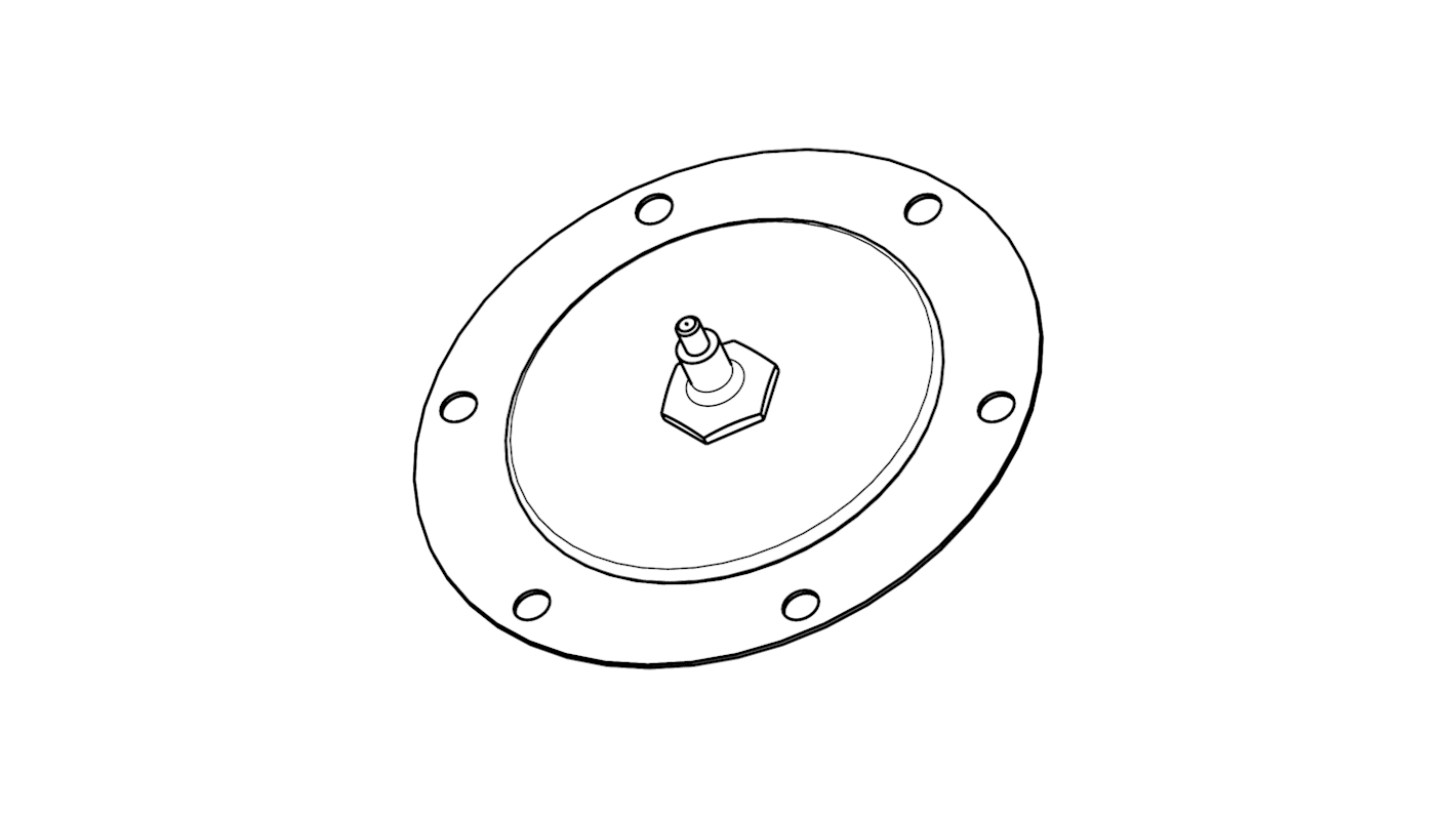 Membrana Telemecanique Sensors XMLZL013 per pressostati XML S35, compatibile con XMLBS35 e XMLCS35, priva di mercurio.