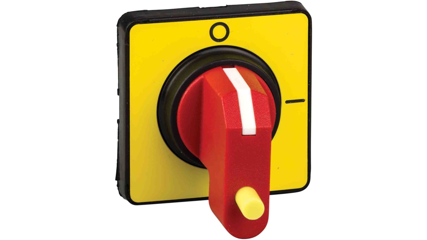 Maniglia di funzionamento Schneider Electric KCE1YZ per TeSys Vario, Rosso, 45mm, IP65, Green Premium.