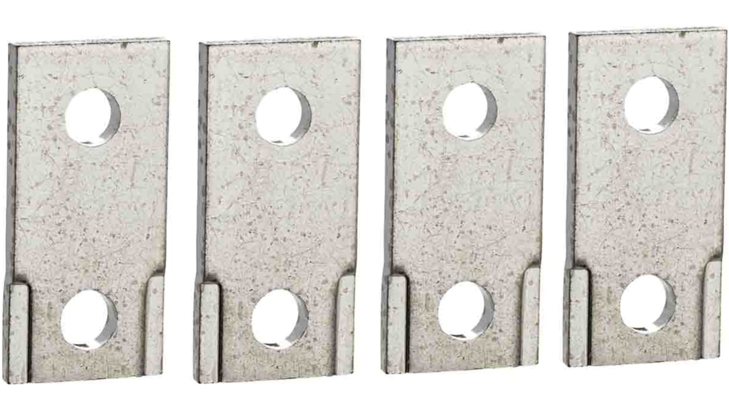 Prolunga terminale Schneider Electric LV429264 per Compact NSX 100/160/250, EasyPact CVS 100/160/250. Nervature anti-rotazione, barriere interfase flessibili. Set da 4 pezzi.