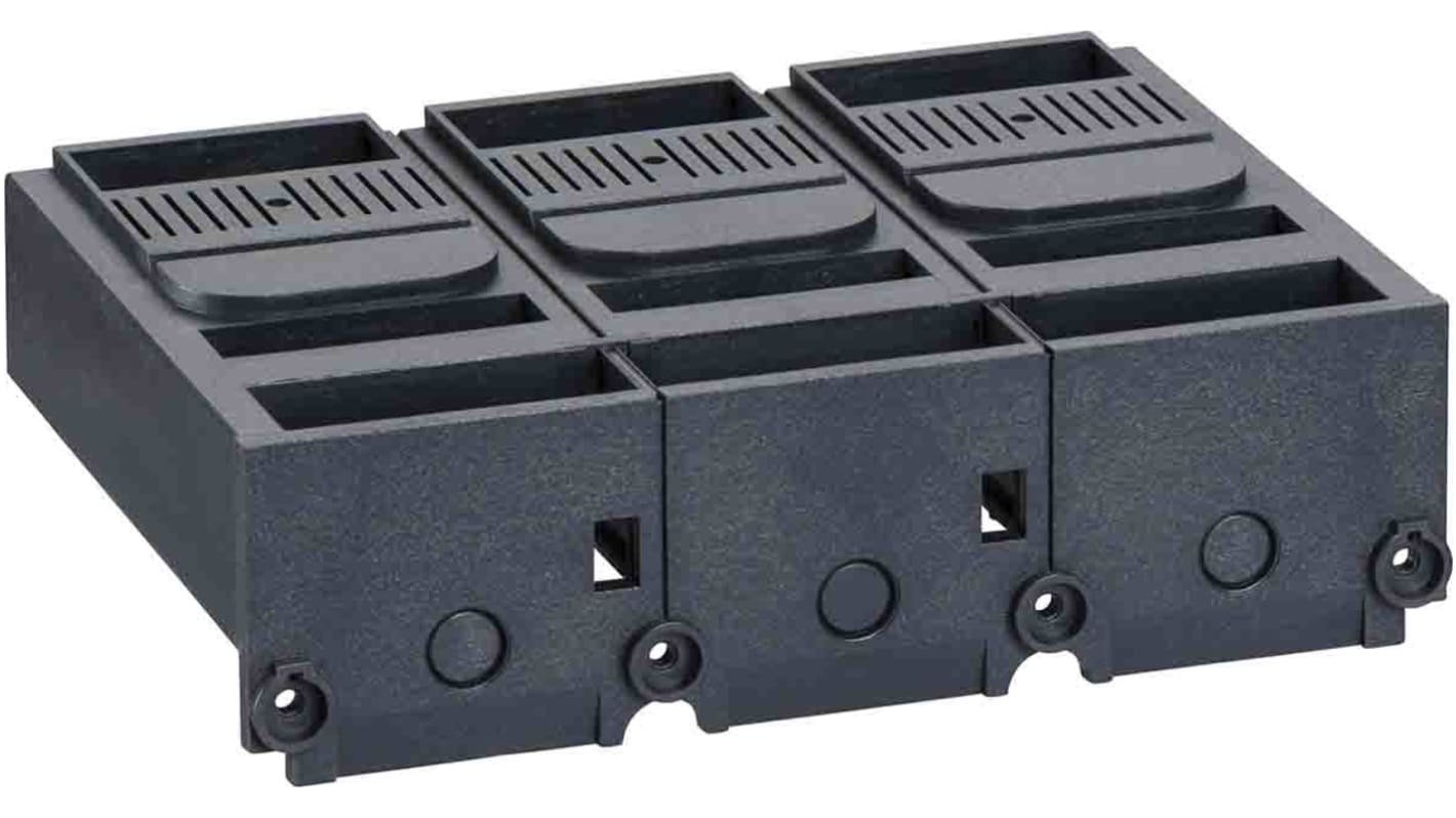 Coperchio isolante Schneider Electric LV432591 per Compact NSX 400/630 e EasyPact CVS 400/630. Protezione contro contatto diretto, conforme IEC 60947-2.