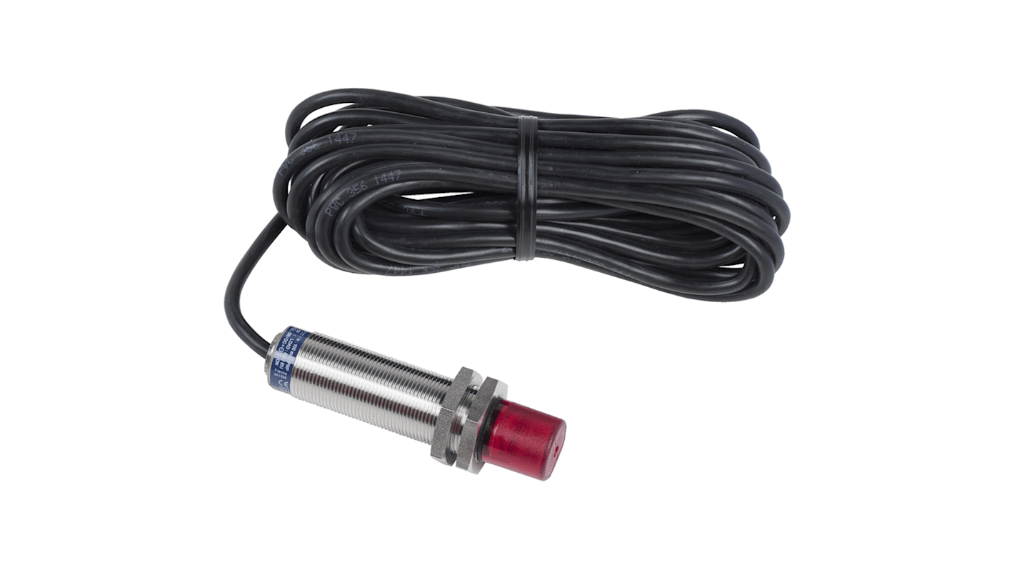 Sensore fotoelettrico Telemecanique Sensors XU2N18PP9AAL5R, filettato, rilevamento a fascio diretto, uscita solida, acciaio inox.