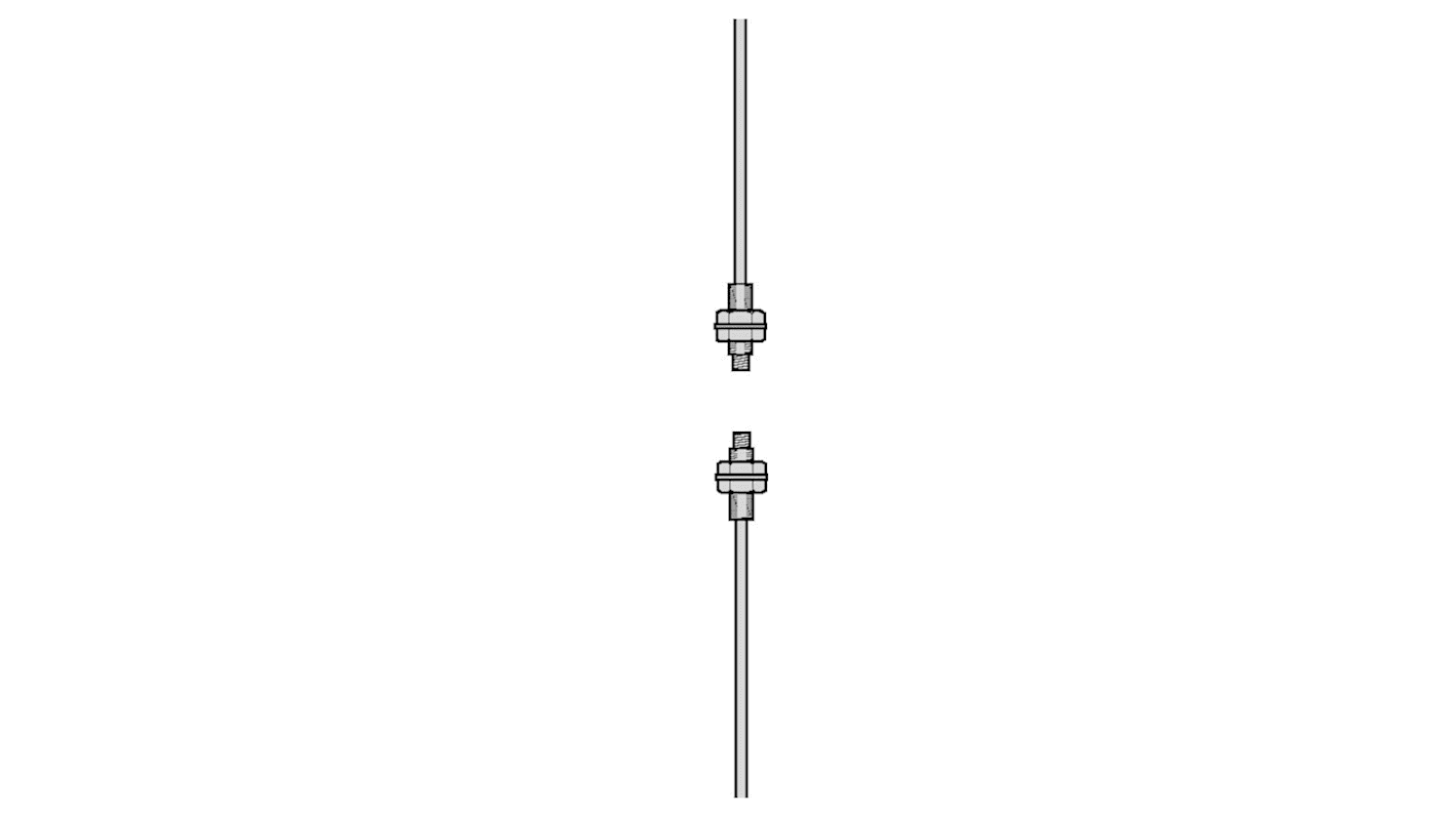 Cavo in fibra ottica a fascio diretto Telemecanique Sensors XUFN12301L10, lunghezza 10 m, grado di protezione IP 64, per sensori fotoelettrici serie XU.