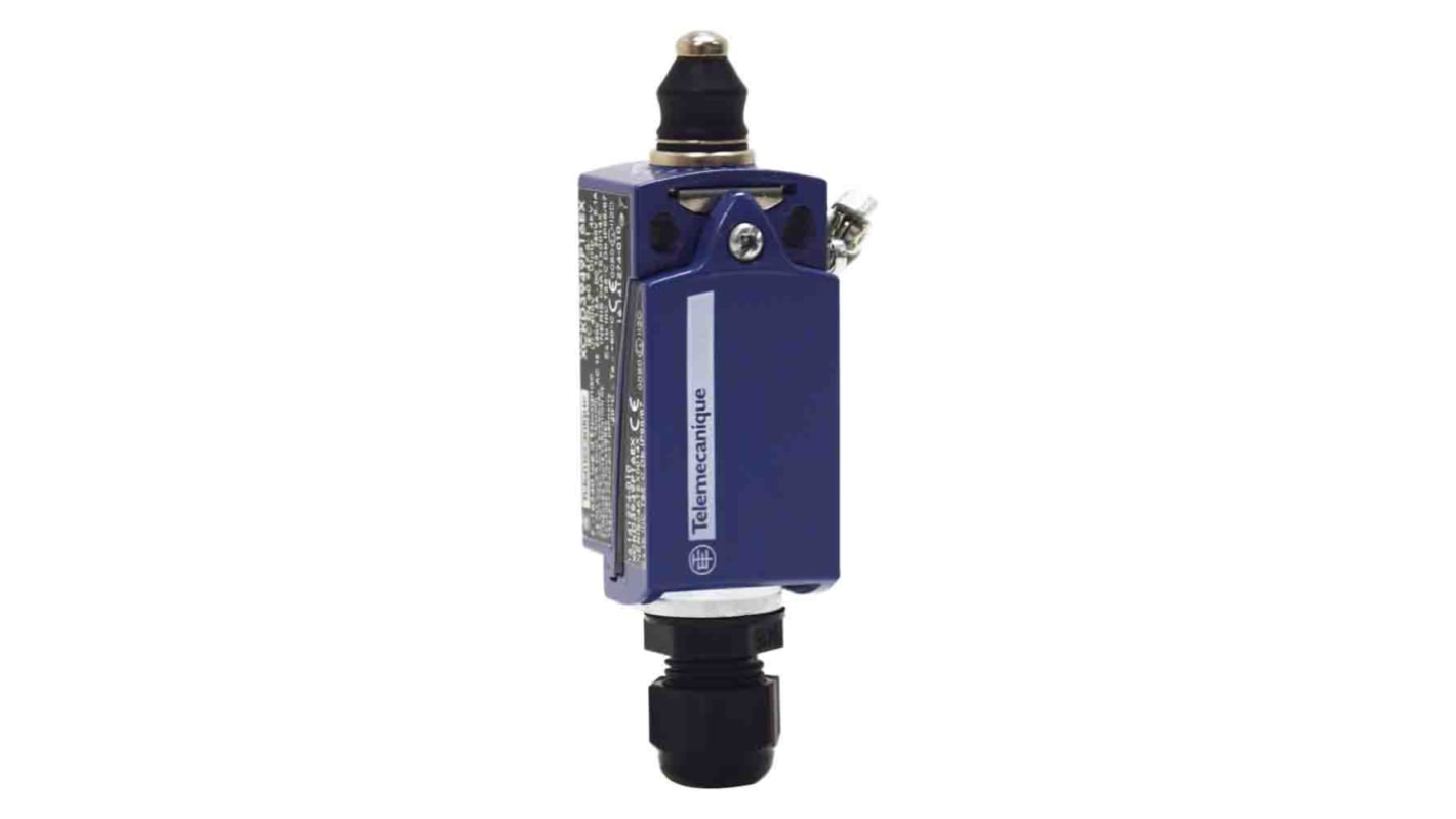 Interruttore di fine corsa Telemecanique Sensors XCKD3911P16EX, 2NC/1NA, custodia metallica, IP66/IP67, 400V, 6A.