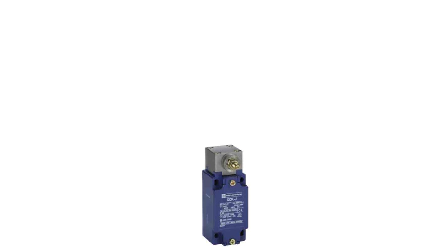 Interruttore di fine corsa Telemecanique Sensors ZCKJ1TK, 1NC/1NA, corpo metallico, protezione IP66, 10A, 500V.