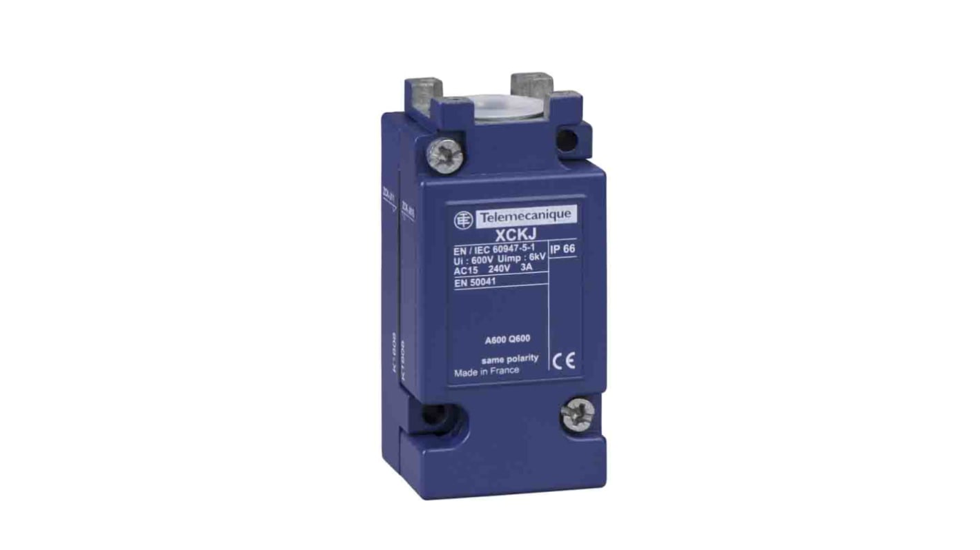 Interruttore di fine corsa Telemecanique Sensors ZCKJ21, corpo metallico, IP66, 10A, 500V, morsetti a vite, ingresso PG13.5.