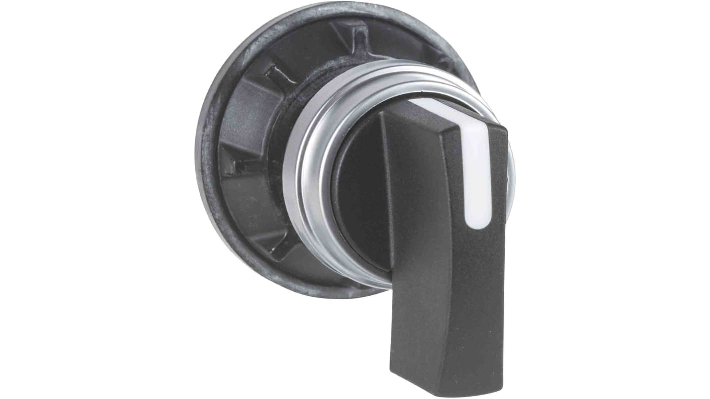 Manopola per interruttori a camme Schneider Electric Harmony K, Nero - KBA1H. Ideale per installazioni automatizzate, Green Premium, senza mercurio.