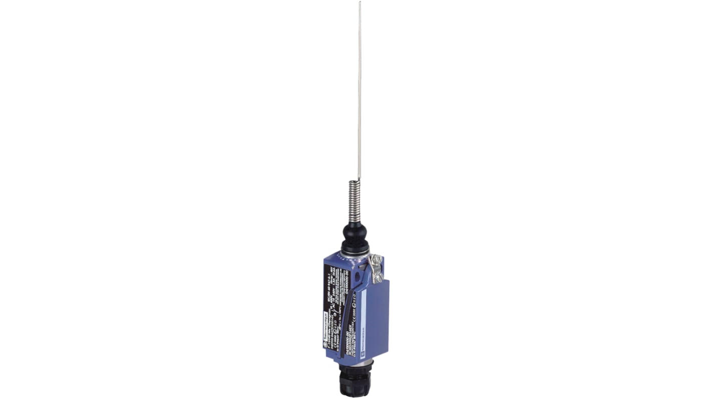 Interruttore di fine corsa a molla Telemecanique Sensors XCKD3906P16EX, 2NC/1NA, IP66/IP67, custodia plastica, corrente max 6A.