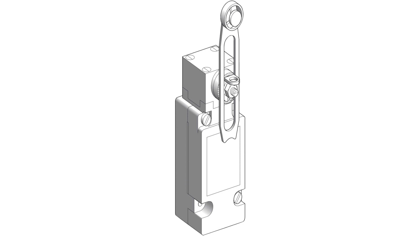 Interruttore di fine corsa a rullo Telemecanique Sensors XCKJ110541H29, 10A, custodia metallica, protezione IP66/IP67.