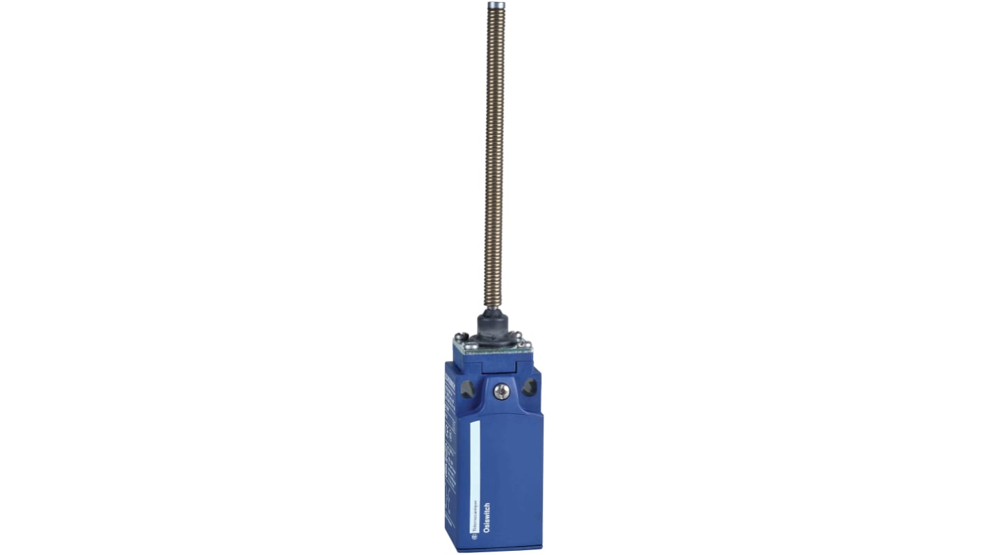 Interruttore di fine corsa Telemecanique Sensors XCKN2108P20, stantuffo, 1NC/1NA, IP66/IP67, 10A, custodia plastica.