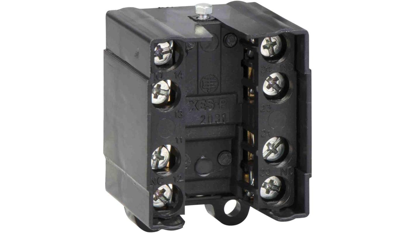 Interruttore di fine corsa Telemecanique Sensors XESP2031 con stantuffo, 2CO, corrente 10A, protezione IP66/IP67.
