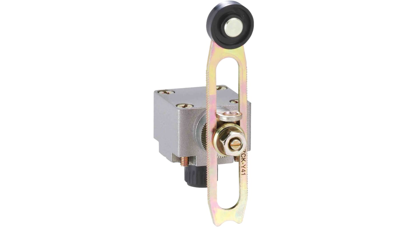 Interruttore di fine corsa Telemecanique Sensors ZCKE05TK, testa metallica rotativa per ambienti corrosivi, compatibile con XCKJ.