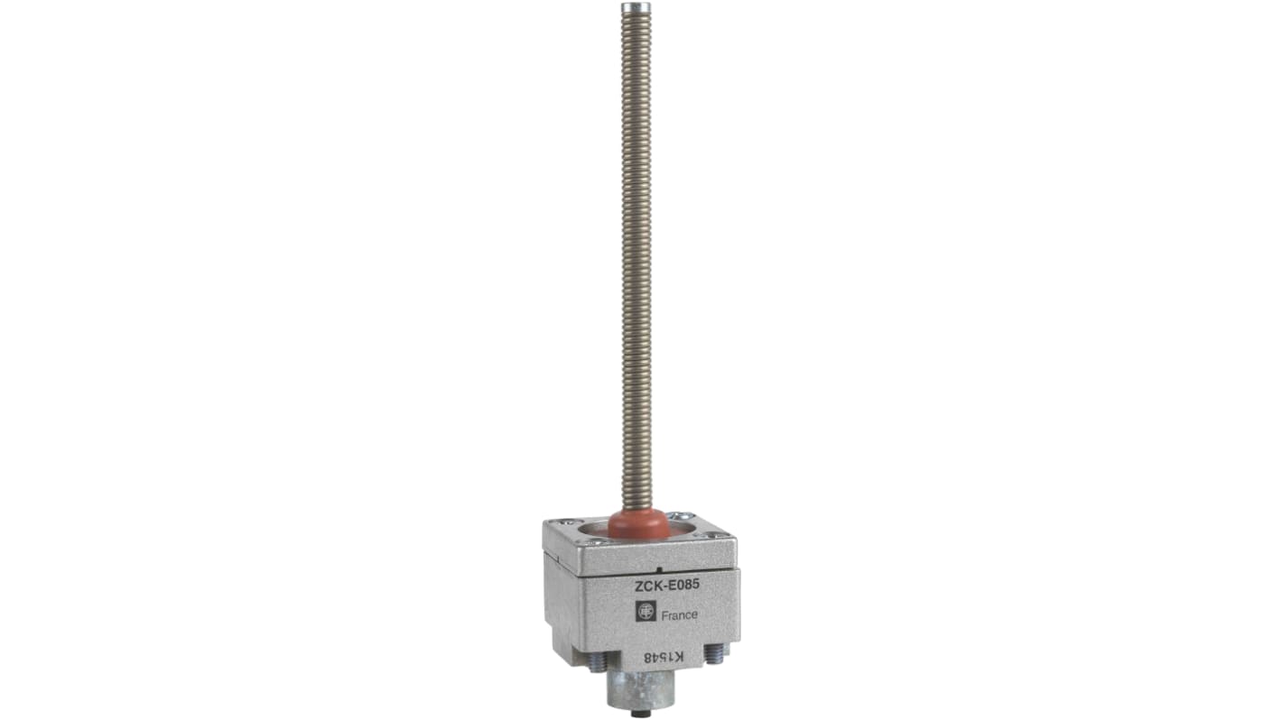Interruttore di fine corsa Telemecanique Sensors ZCKE086, testa metallica multi-direzionale per applicazioni automatizzate.
