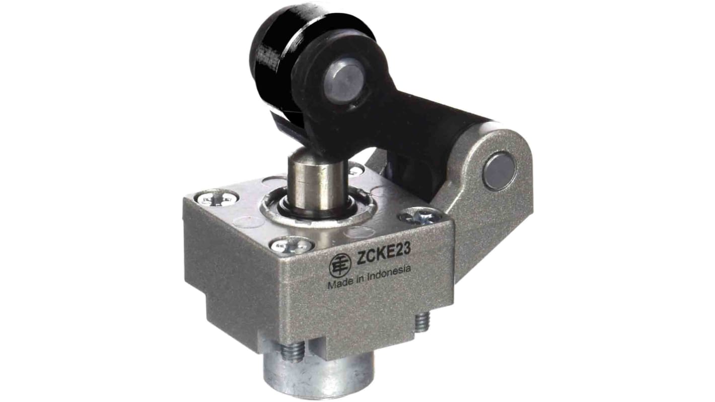Interruttore di fine corsa Telemecanique Sensors ZCKE216, testa in metallo per applicazioni automatizzate, movimento lineare.
