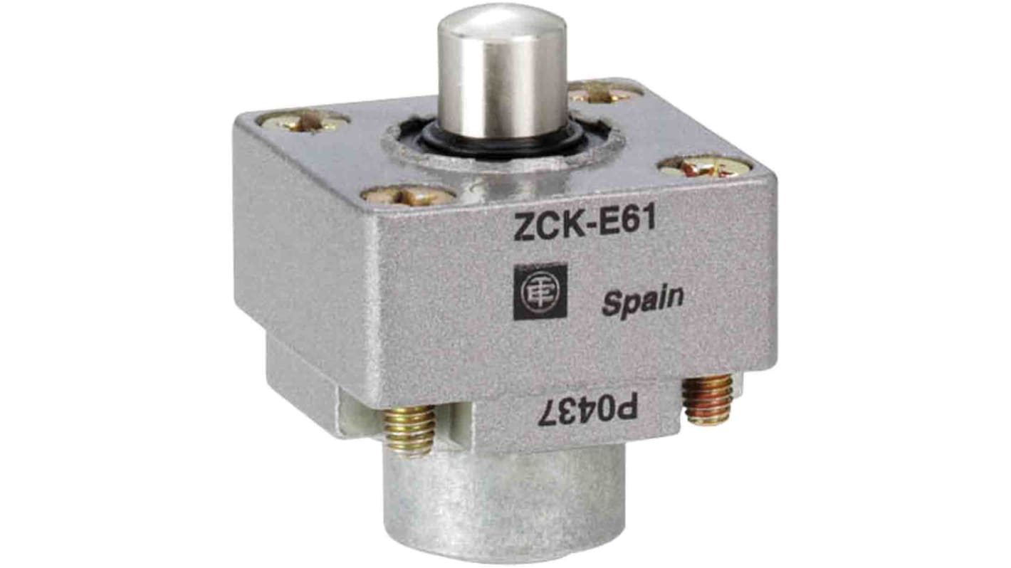 Interruttore di fine corsa Telemecanique Sensors ZCKE615, testa in metallo per applicazioni automatizzate, compatibile con XCKJ.