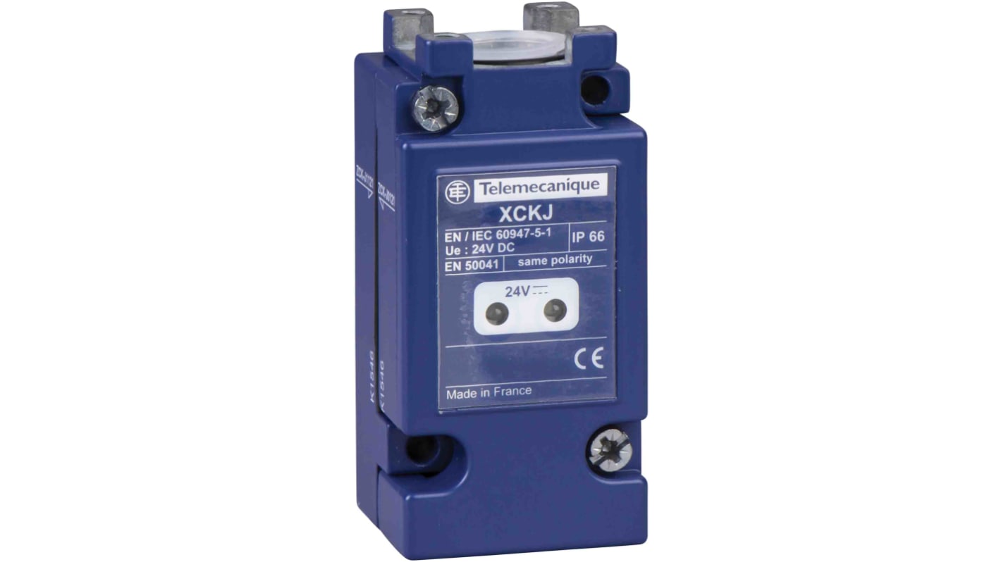 Interruttore di fine corsa Telemecanique Sensors ZCKJ1121, compatibile con serie OsiSense XC, corpo in plastica, contatti placcati in argento.