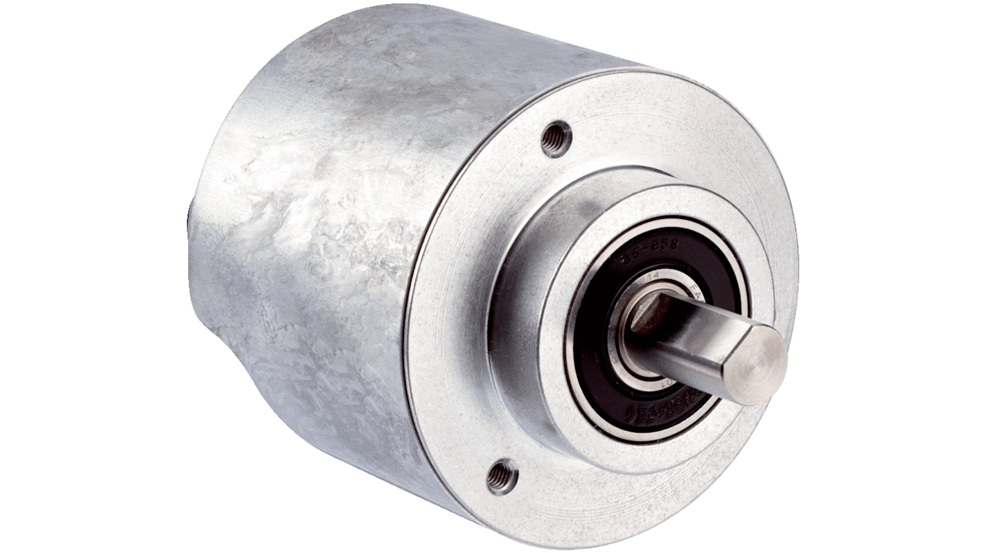 Encoder assoluto Sick AFS60A-S4EB262144, 262144 impulsi/giro, tecnologia EtherCAT, montaggio flangia, rotazione 9000 giri/min.