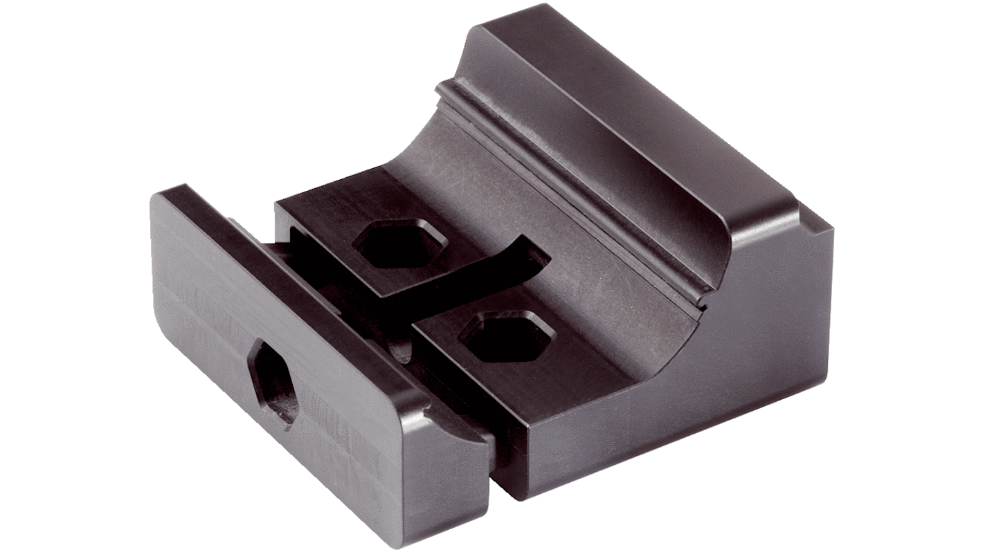 Staffa di allineamento Sick BEF-3SHABPKU4 per barriere fotoelettriche, in plastica, per montaggio di trasmettitore e ricevitore.