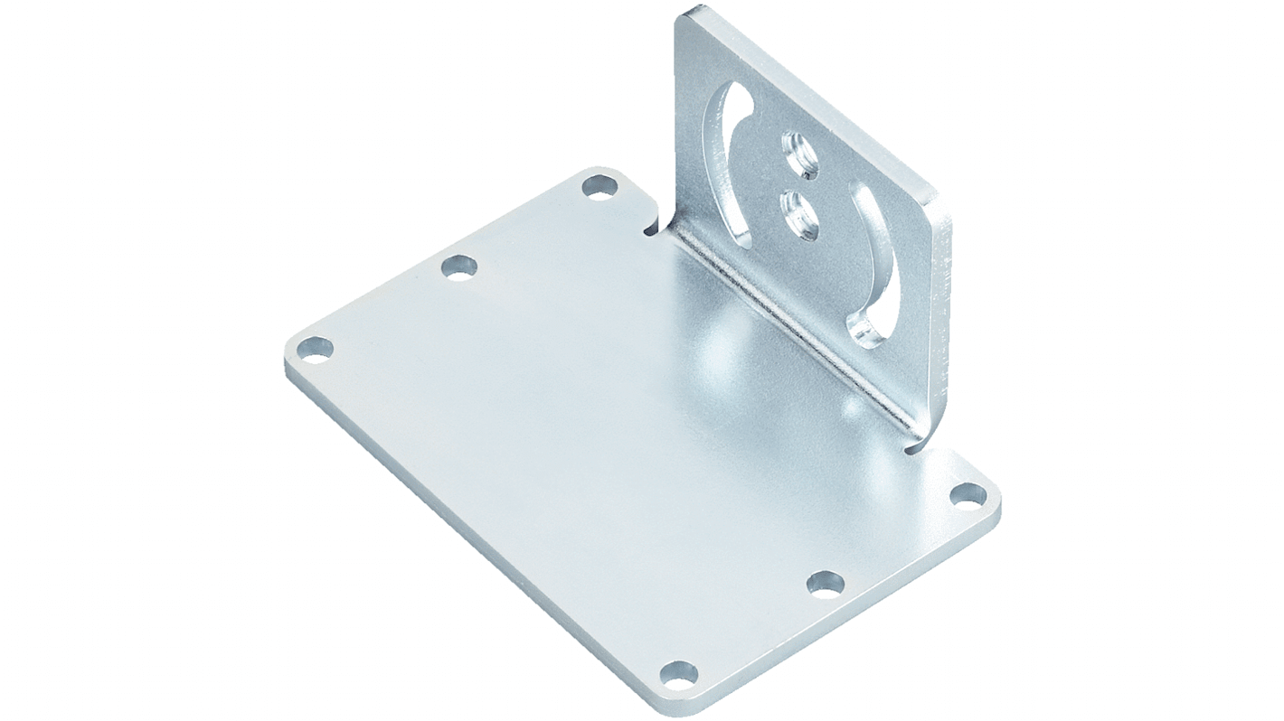 Staffa di montaggio angolata Sick BEF-WK-EPA per Ispettore, progettata per applicazioni di montaggio industriale.