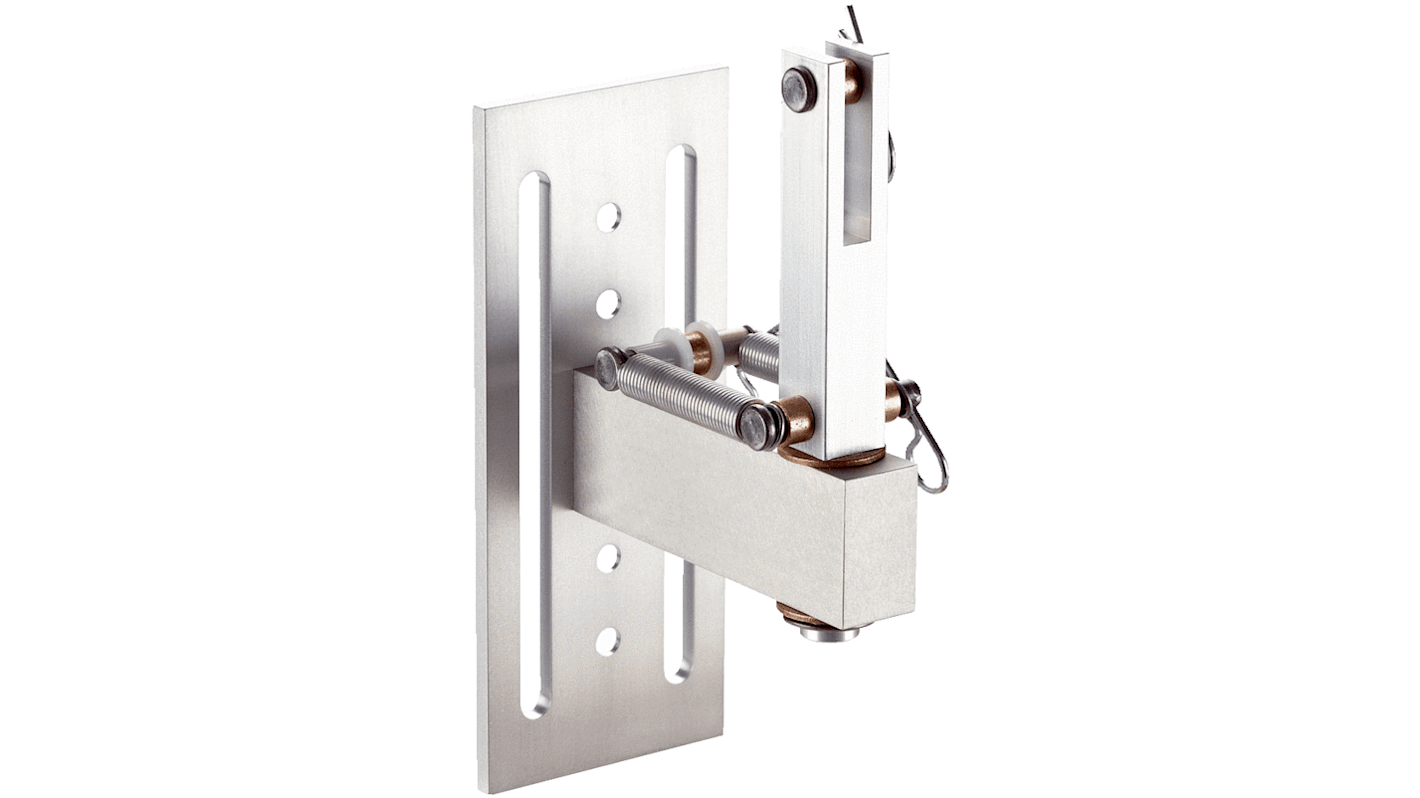 Staffa di montaggio Sick DFV60, accessorio per installazione, design robusto per applicazioni industriali.