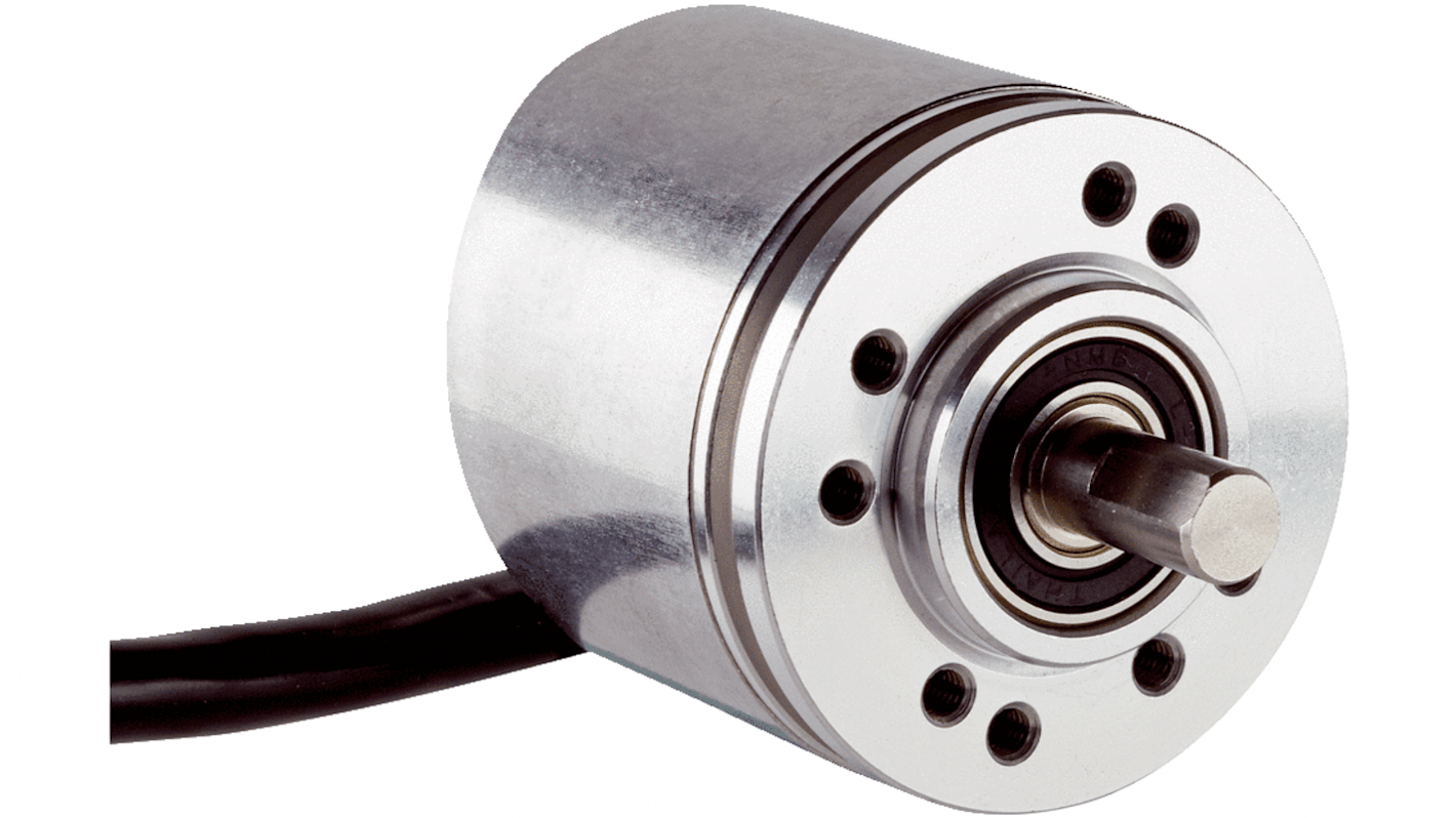 Encoder incrementale Sick DBS36E-S3CK02500, 2500 impulsi/giro, uscita TTL, IP65, montaggio superficiale, 6 mm di diametro albero.