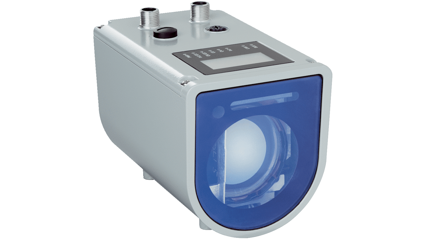 Sensore di distanza rettangolare Sick DT1000-S11101, rilevamento laser da 500 a 155000 mm, connettore M12, IP 65/67.