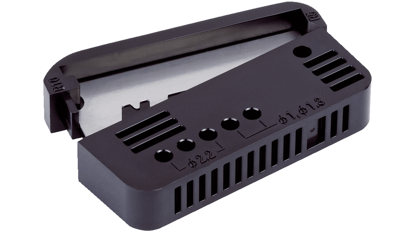 Tronchesino Sick 5304141 per fibra, dimensioni 10 mm x 37 mm x 65 mm, compatibile con serie LL3 OPTICAL Fibre.