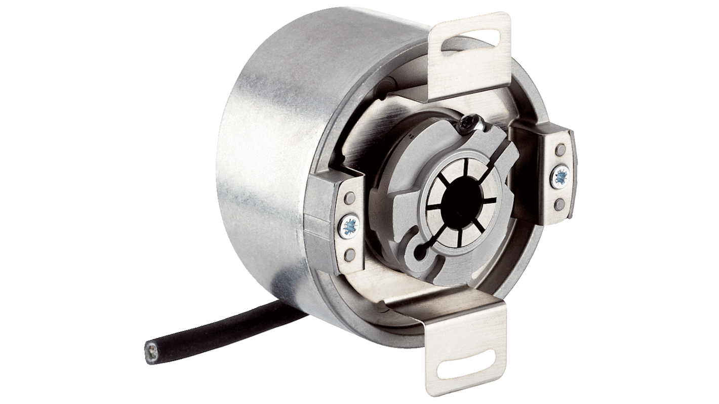 Encoder rotativo meccanico Sick VFS60A-BHPK01024, 1024 impulsi/giro, uscita TTL, IP65, max 6000 giri/min, alimentazione 4,5-32 V.