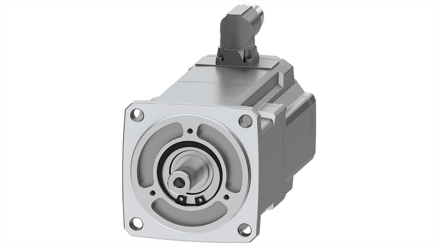 Servomotore sincrono Siemens 1FK2104-4AF10-2SA0, 400 W, 380-480 V, compatto e dinamico, con elevata densità di potenza.