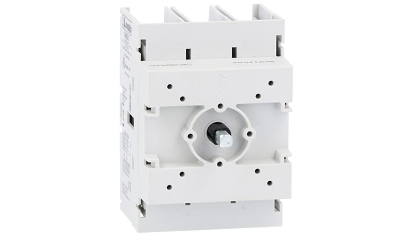 Sezionatore interruttore Lovato GA100C, 3 poli, corrente massima 100A, con maniglia di azionamento diretto. Certificato CCC ed EAC.