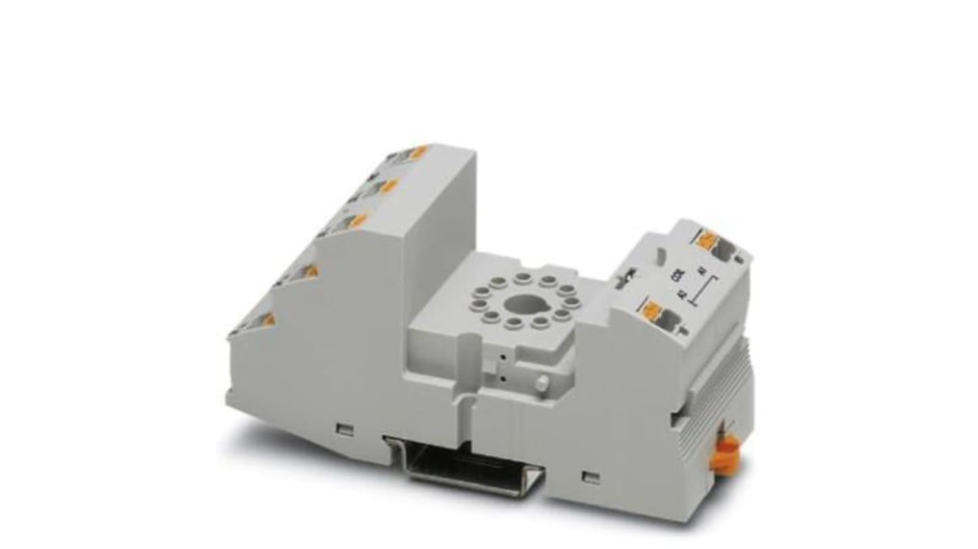 Base relè Phoenix Contact RIF-3-BPT/3X21, codice 2900938: 3 PDT, collegamento a innesto, temperatura -40 a 85 °C. Ideale per relè industriali.