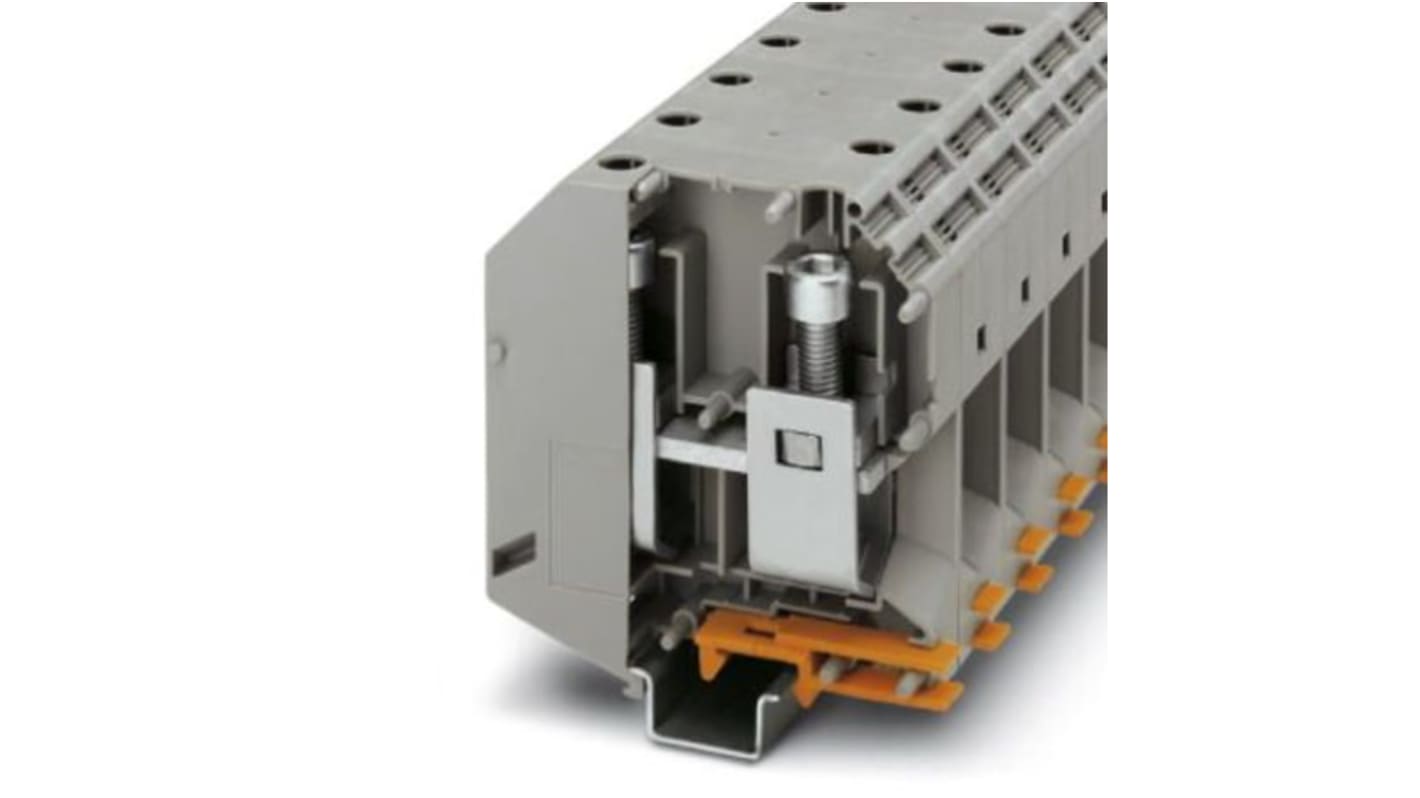 Connettore per correnti elevate Phoenix Contact 3010110, grigio, 35-150 mm², PA isolante, collegamento a vite.