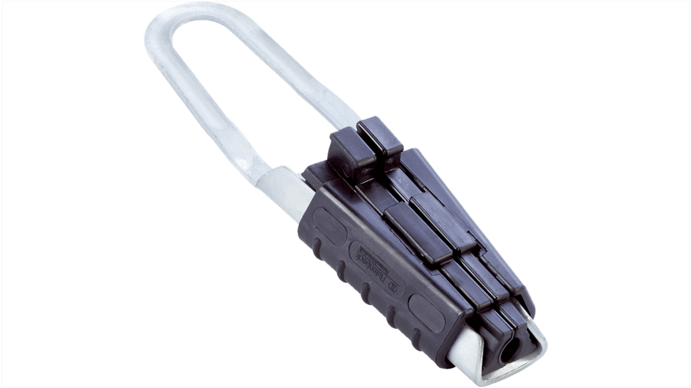 Terminale e staffe di allineamento Sick BEF-CC-LFH001-0001 per sensori di livello, carico massimo 2,5 kN, materiale plastico e acciaio zincato.