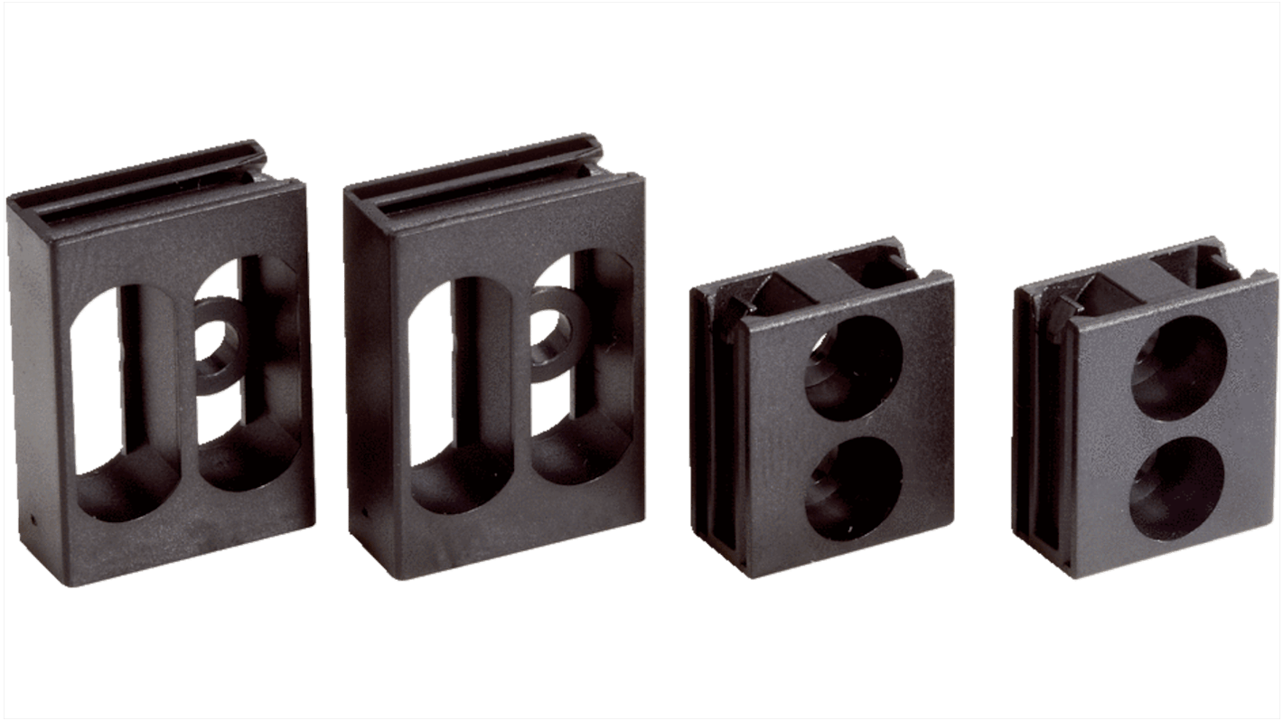 Staffa di montaggio Sick BEF-SLG-SET1 per griglie leggere, altezza di rilevamento 600 mm, con scanalatura per compensazione termica.