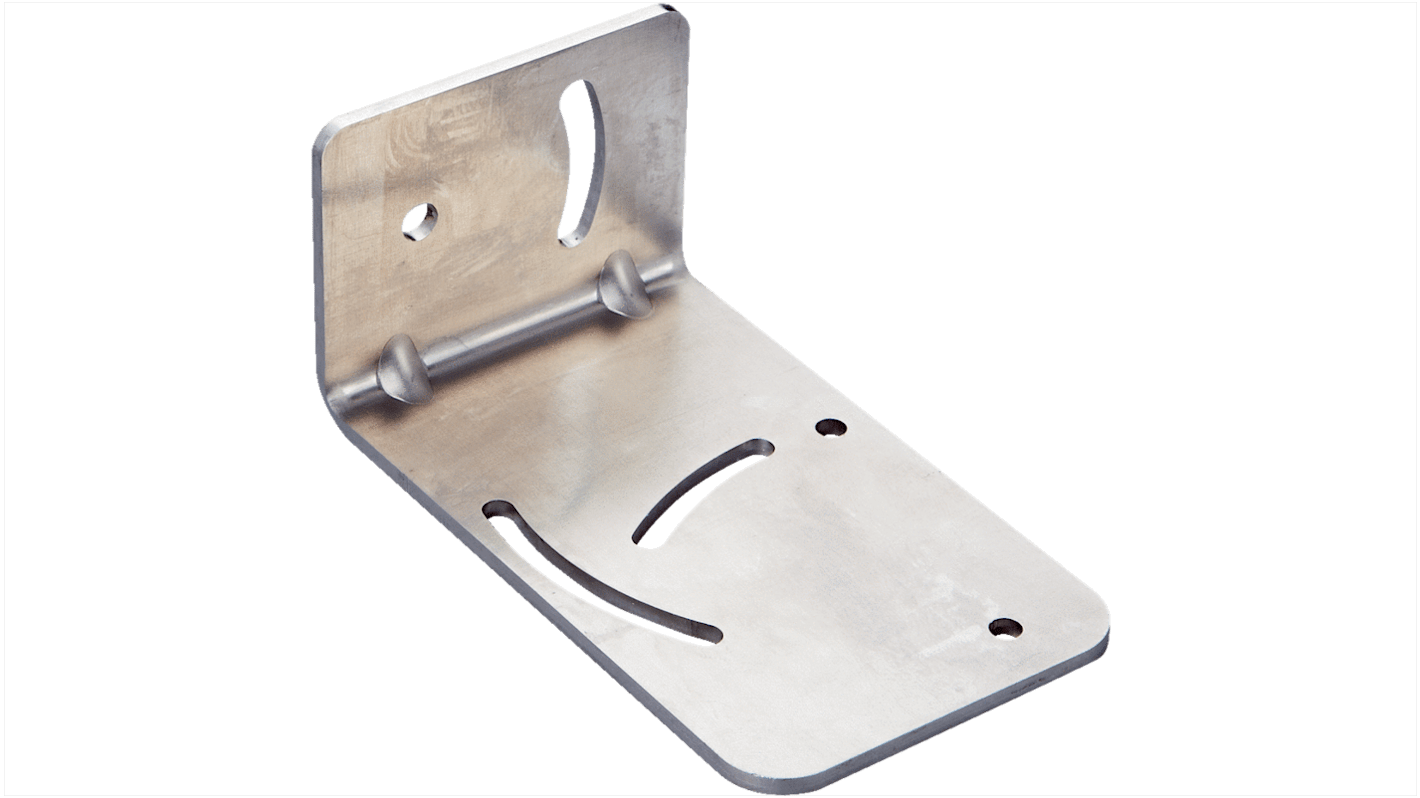 Staffa di montaggio in acciaio inox Sick BEF-WN-DT20, compatibile con DT20, senza materiale di montaggio incluso.